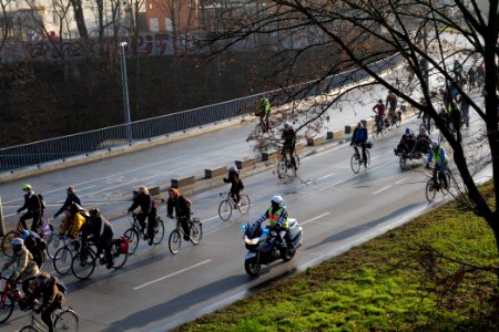 Fife years Paris agreement bicycle demonstration Berlin 2020-12-12 189