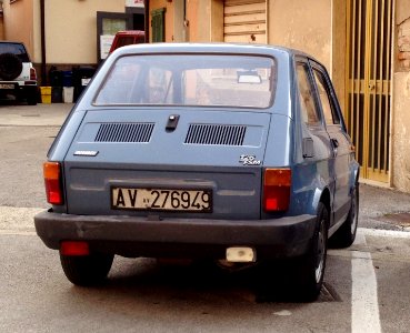 Fiat 126 FSM in Italy