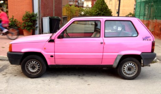 Fiat Panda Pink photo