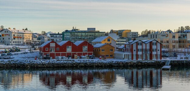 Reflection scandinavia landscape photo