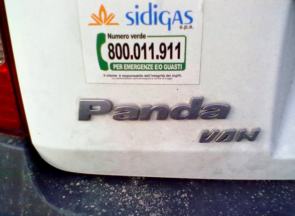 Fiat Panda Van badge
