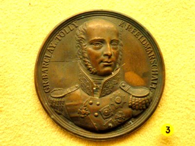 Field Marshall Mikhail Barclay de Tolly 1761-1818, Governor General of Finland, modelled in Austria by L. Heuberger - National Museum of Finland - DSC04162