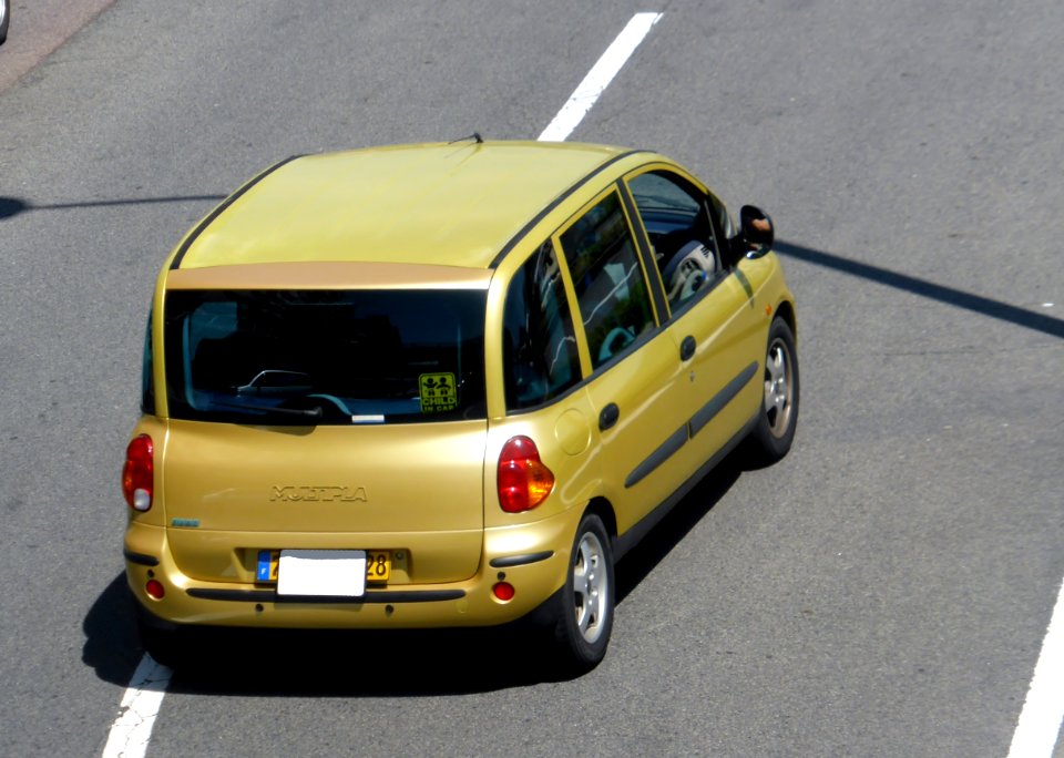 FIAT MULTIPLA II (previous period) rear