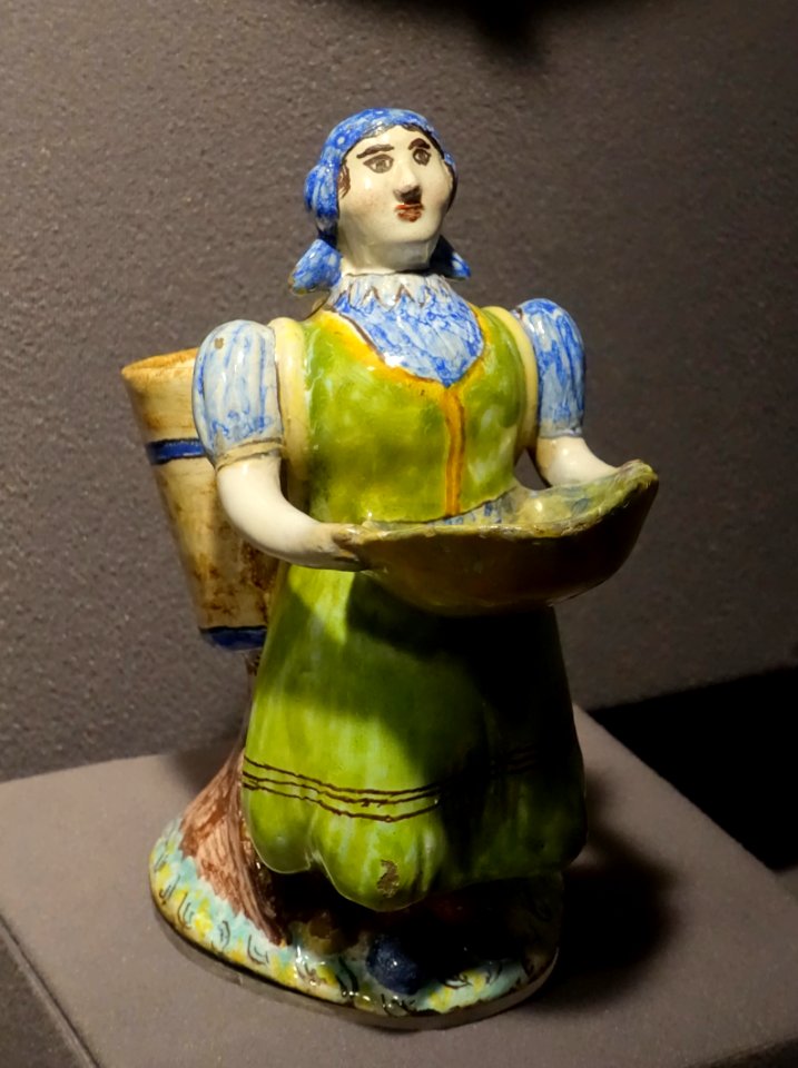 Figure, Slovakia, Stupava, 1800s, ceramic - Museum of Anthropology, University of British Columbia - DSC08805