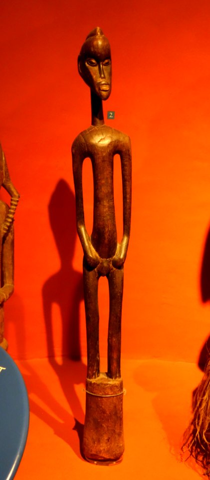 Figure, Senufo, used for deceased elder males of the Poro Society - Glenbow Museum - DSC00212