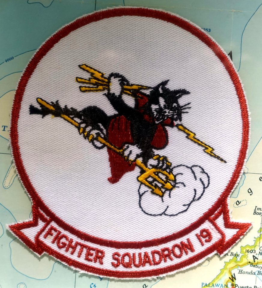 Fighter Squadron 191 (VF-191) patch - Oregon Air and Space Museum - Eugene, Oregon - DSC09808