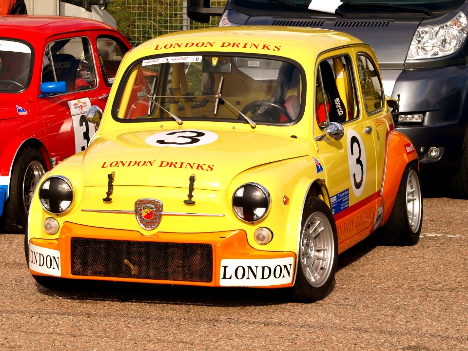 Fiat Abarth 1000 Light yellow pic1
