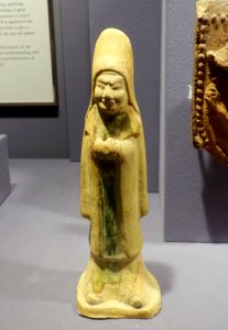 Figure, China, perhaps Tang dynasty, 618-907 AD, moulded, leaded-glaze ceramic - Museum of Anthropology, University of British Columbia - DSC09033