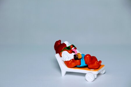 Kids surprise dwarfs garden gnomes
