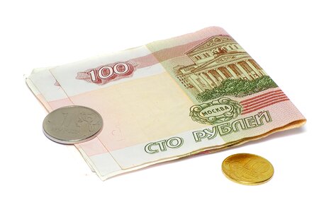Bills coin 100 rubles