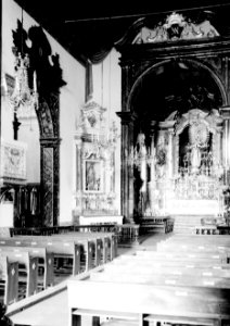 Funchal Interieur bedevaartskerk Igreja de Nossa Senhora do Monte gezicht op h, Bestanddeelnr 255-9589
