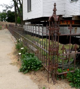 Fullerton Museum (EUB Church) fence 1