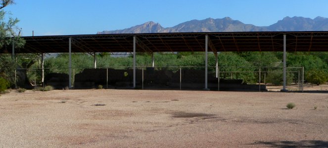 Ft. Lowell cavalry corral from S 1