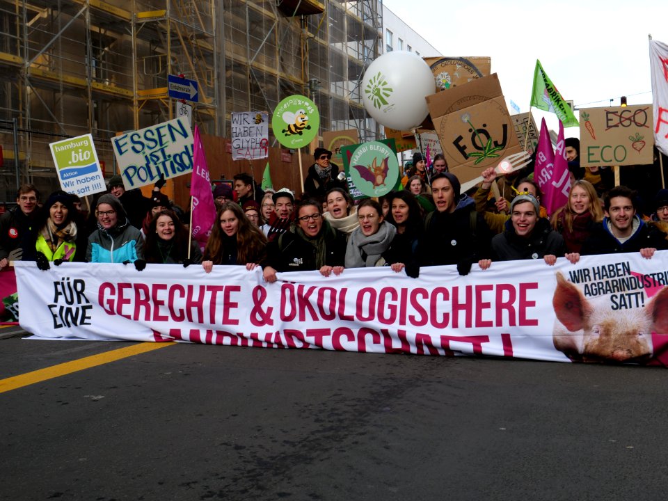 Front banner of the "Wir Haben Es Satt!" Demonstration 2019 17