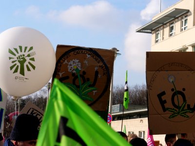 Front banner of the "Wir Haben Es Satt!" Demonstration 2019 11