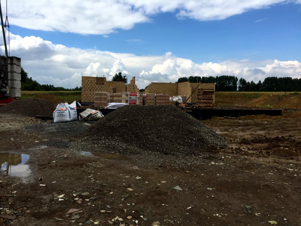 Funérarium Crispin en construction Nalinnes-Centre 1