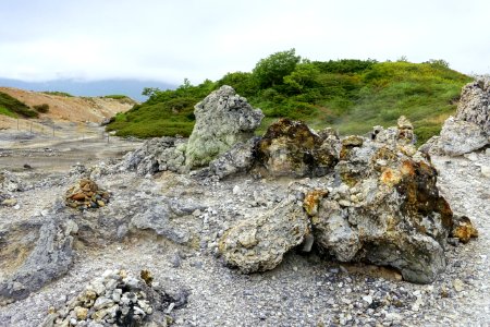 Fumerole - Mount Osore - Mutsu, Aomori - DSC00452