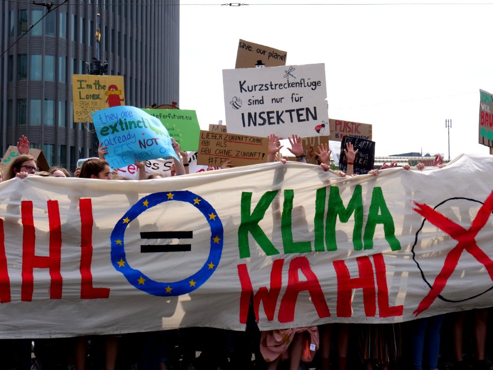 Front of the FridaysForFuture protest Berlin 24-05-2019 73