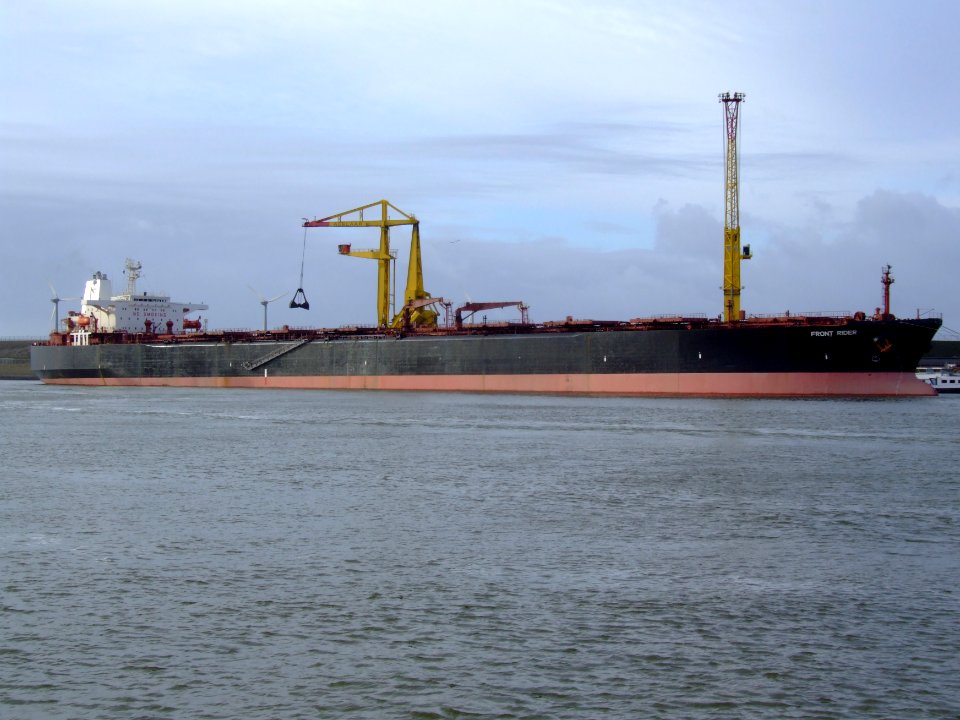 Front Rider - IMO 9002764 - Callsign 9VMP - p1 at Port of Amsterdam, Holland 27-Jan-2007