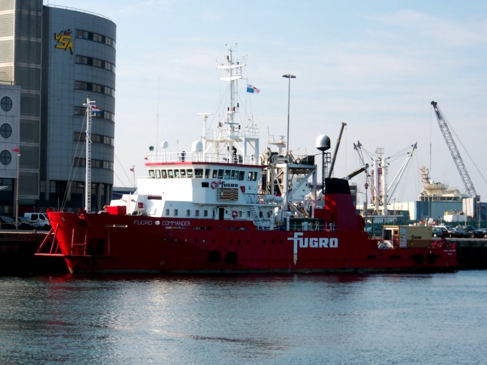 Fugro Commander - IMO 8109266 - Callsign PBZW at IJmuiden