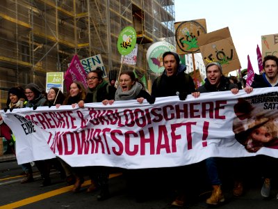 Front banner of the "Wir Haben Es Satt!" Demonstration 2019 19