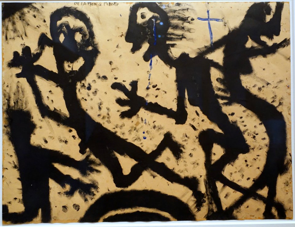 From the Planet to the Star, by Louis Soutter, 1938, ink and gouache - Scharf-Gerstenberg Collection - DSC03895