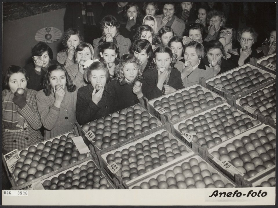 Fruit, veilingen, kinderen, Bestanddeelnr 046-0936