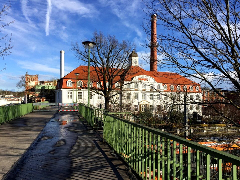 Fußgängerüberführung Bahnhof Industriegelände Dresden 3