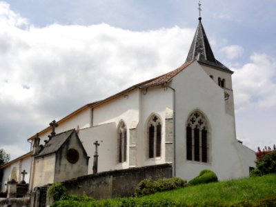 Froville (M-et-M) Prieuré, église, extérieur
