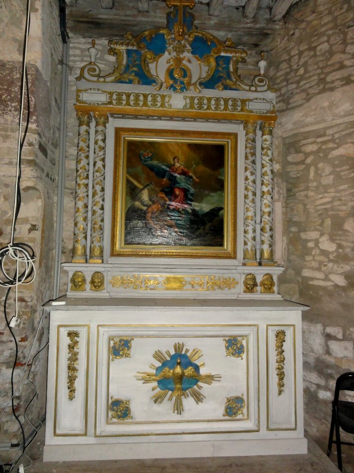 Froville (M-et-M) Prieuré, église, autel B