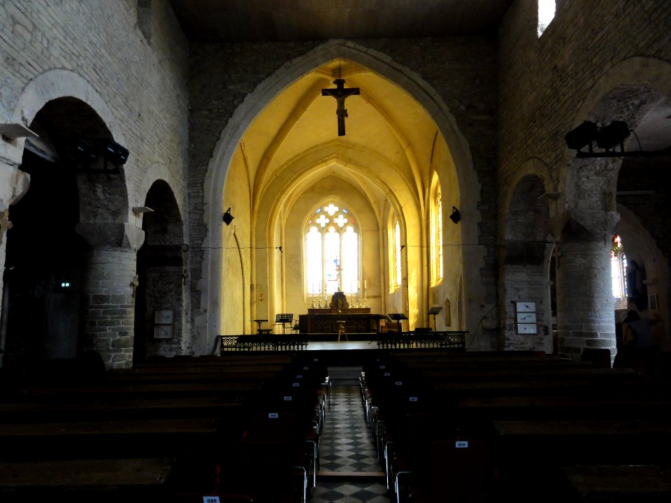 Froville (M-et-M) Prieuré, église, intérieur (01)