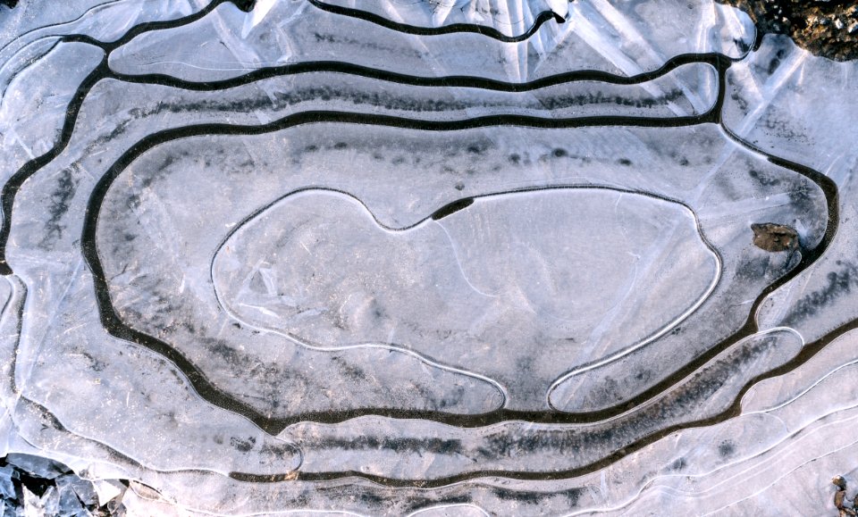 Frozen puddle in Brastad 1