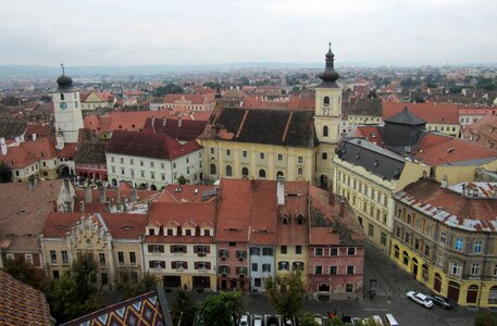 Buildings old town panorama photo