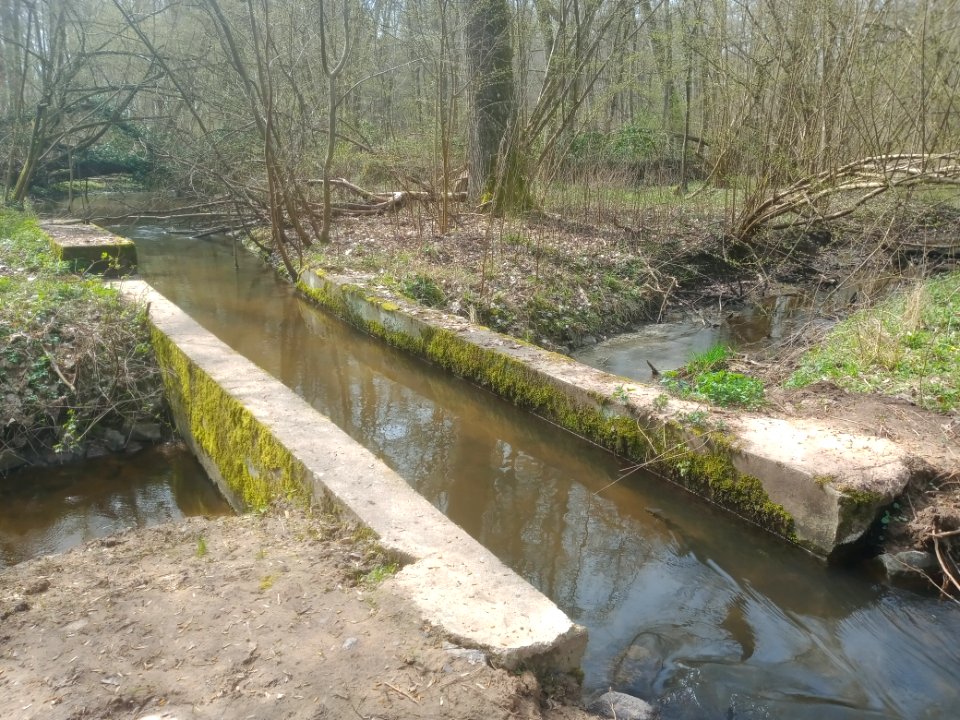 Fuchsbach, Gewässerkreuzung Floßbach (6)