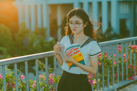 Young female model