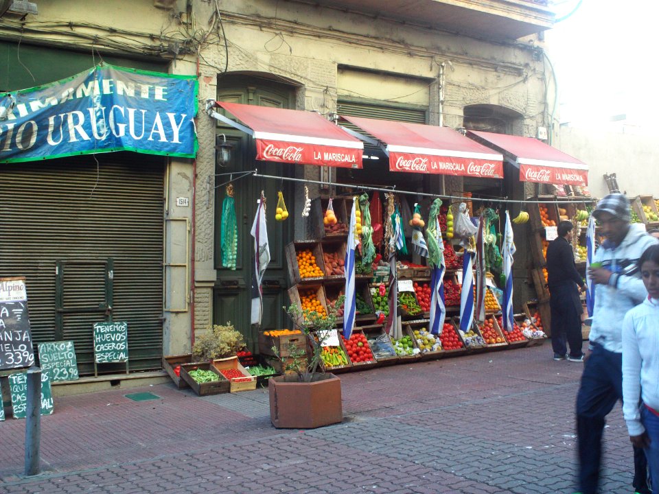 Fruit stand at Perez Castellano