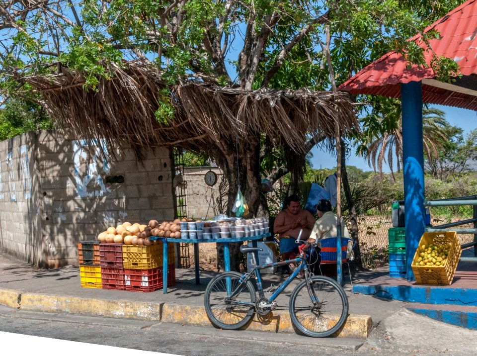 Fruit seller in Punta Cují