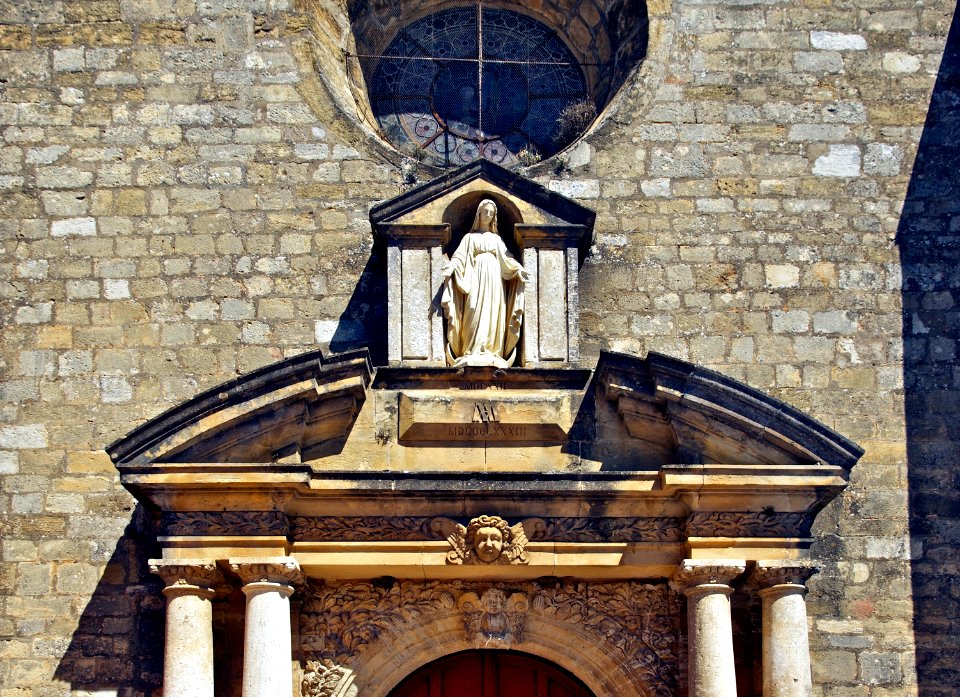 Fronton église Domme
