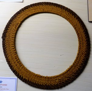 Frontlet, Mura people, vegetable fiber - Museu da Ciência da Universidade de Coimbra - University of Coimbra - Coimbra, Portugal - DSC09253