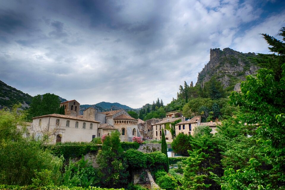 Saint-guilhem village france