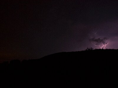 Storm flash of lightning thunderstorm photo