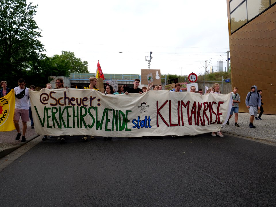 FridaysForFuture protest Luckenwalde 19-07-2019 10