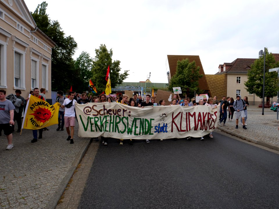FridaysForFuture protest Luckenwalde 19-07-2019 11