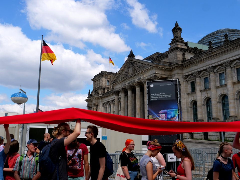 FridaysForFuture protest Berlin human chain 28-06-2019 51
