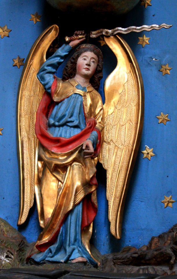 Friesach - Deutschordenkirche - Frankfurter Altar - Erzengel Michael