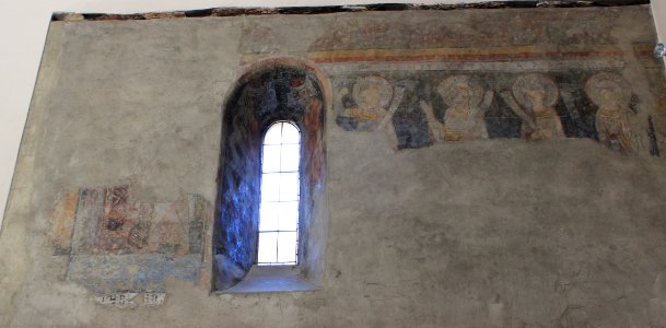 Friesach - Deutschordenskirche - Fresko-rechts