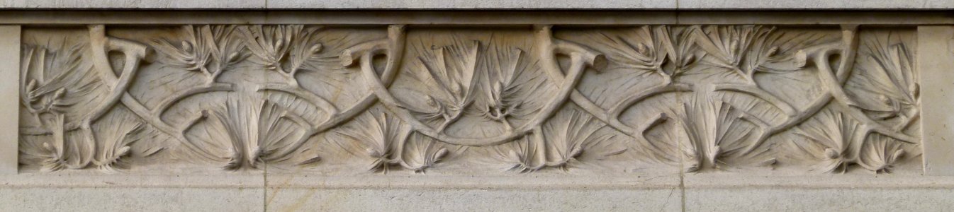 Frise hôtel particulier Lalique Cours Albert 1er