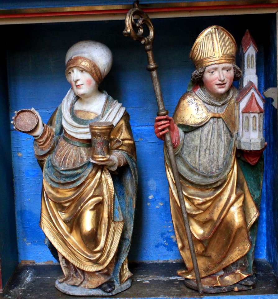 Friesach - Deutschordenskirche - Frankfurter Altar - Maria Magdalena und Wolfgang