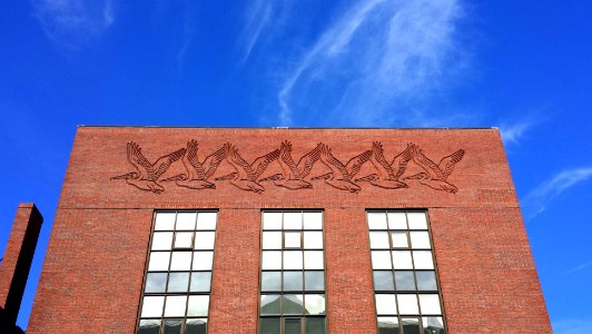 Friezes by Katherine Lane Weems,1933, carved brick - Bio Labs - Harvard University - 20170527-161128