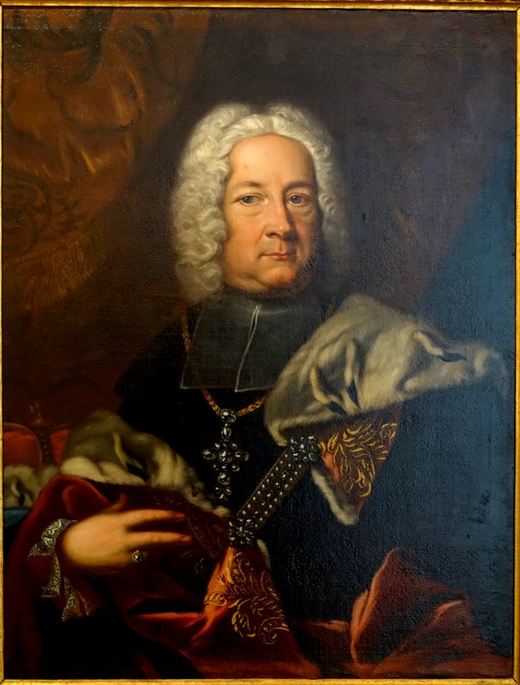Friedrich Karl von Schonborn by Johann Gottfried Auerbach, c. 1730 - Mainfränkisches Museum - Würzburg, Germany - DSC04590